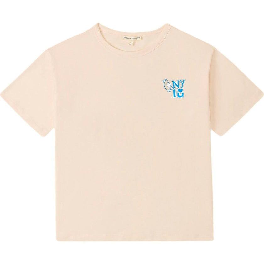 Organic Weekend Tee in Shell Pink