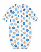 Baby Converter Gown - Smiley Dot
