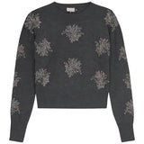 Beaded Flower Sweater