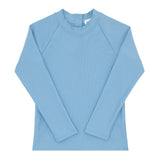 Surfside Blue Seersucker Rashguard