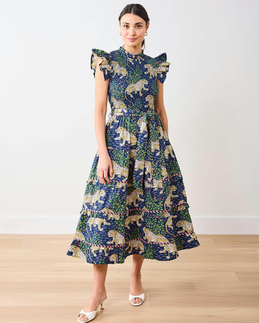 Bagheera - Ready To Ruffle Dress - Navy