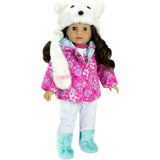 18" Doll - Print Parka