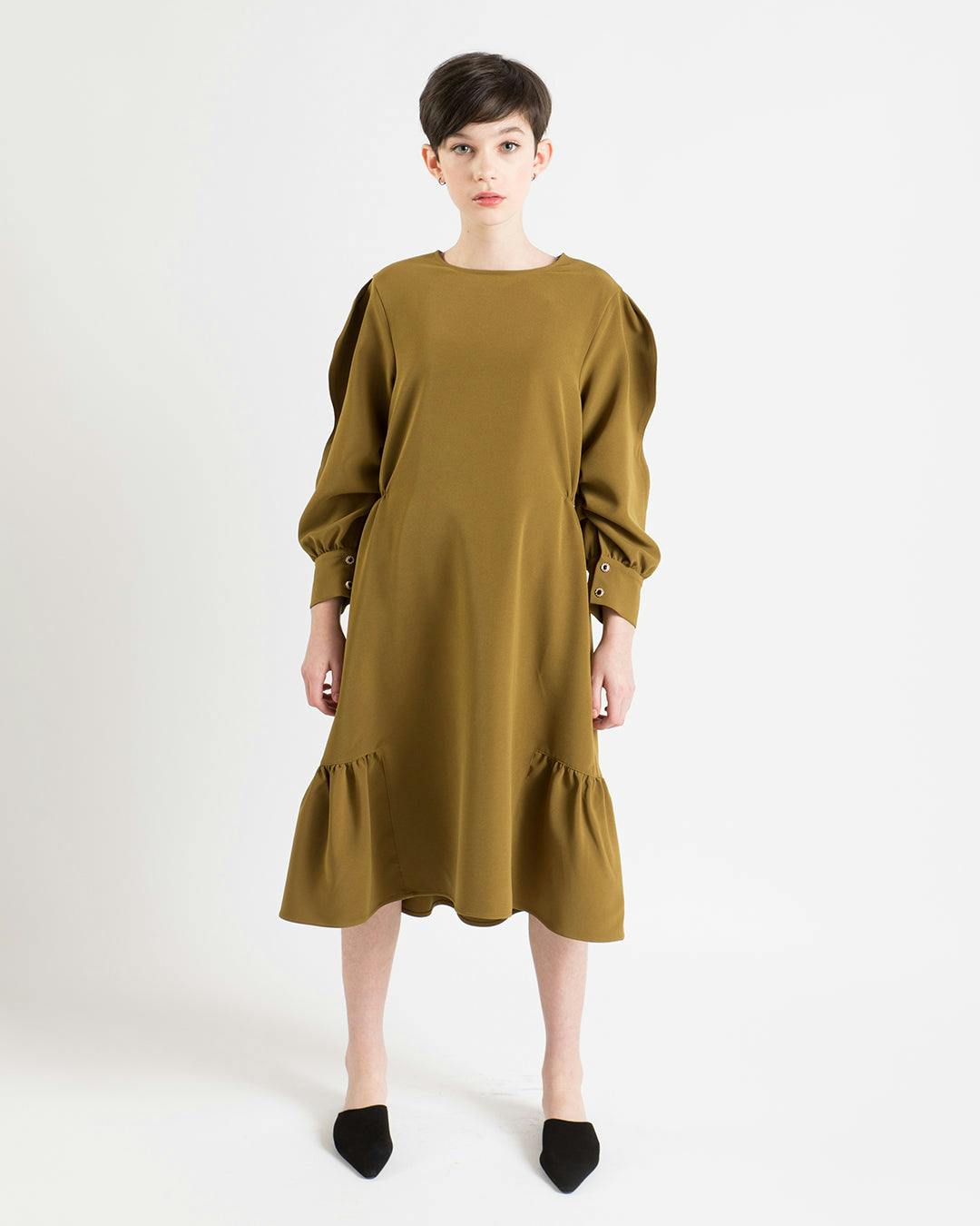 Ivy dress (olive)