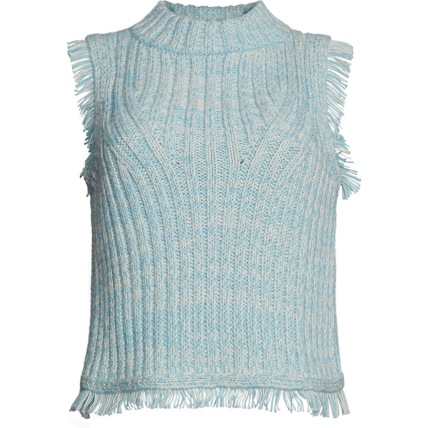 BRIA TANK | IVORY/ROBIN EGG BLUE TWEED | LAST ONE!
