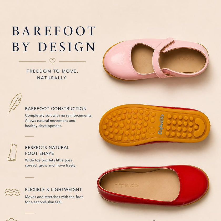 Toddler Bare Mary Jane | Talc Leather