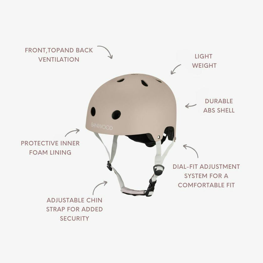 BANWOOD ECO HELMET - SAND (50-54 cm)