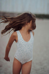 Sweetheart 1 Piece Swimsuit | UPF + Recycled - Scandi Floral