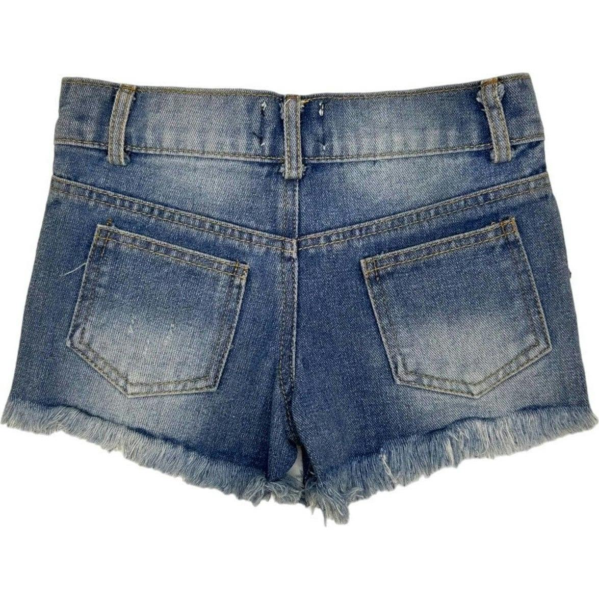 Pink Crystal Denim Short
