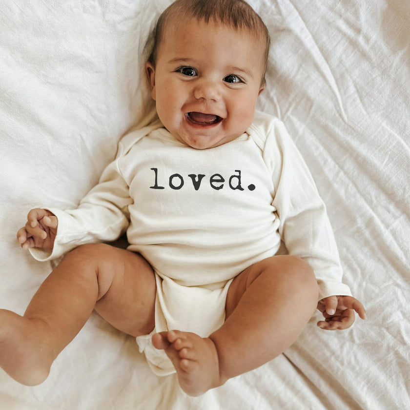 Loved. Organic Baby Bodysuit Long Sleeve