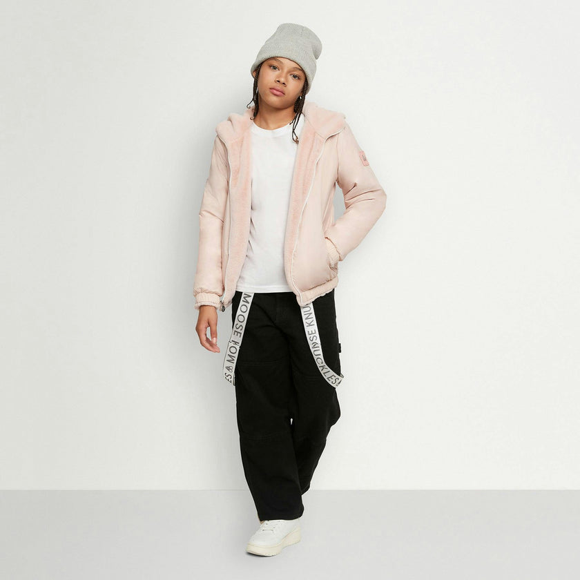 MOOSE KNUCKLES Simcoe Reversible Bunny Jacket - Dusty Rose