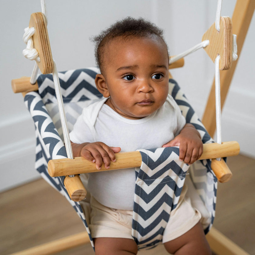 Baby Hammock Swing Seat | Cotton Swing with Harness, Frame Not Included