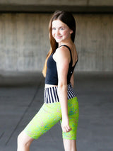 Carole - Printed Activewear Bike Shorts