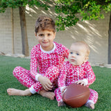 Parker Zipper Pajama - Pep Rally Red