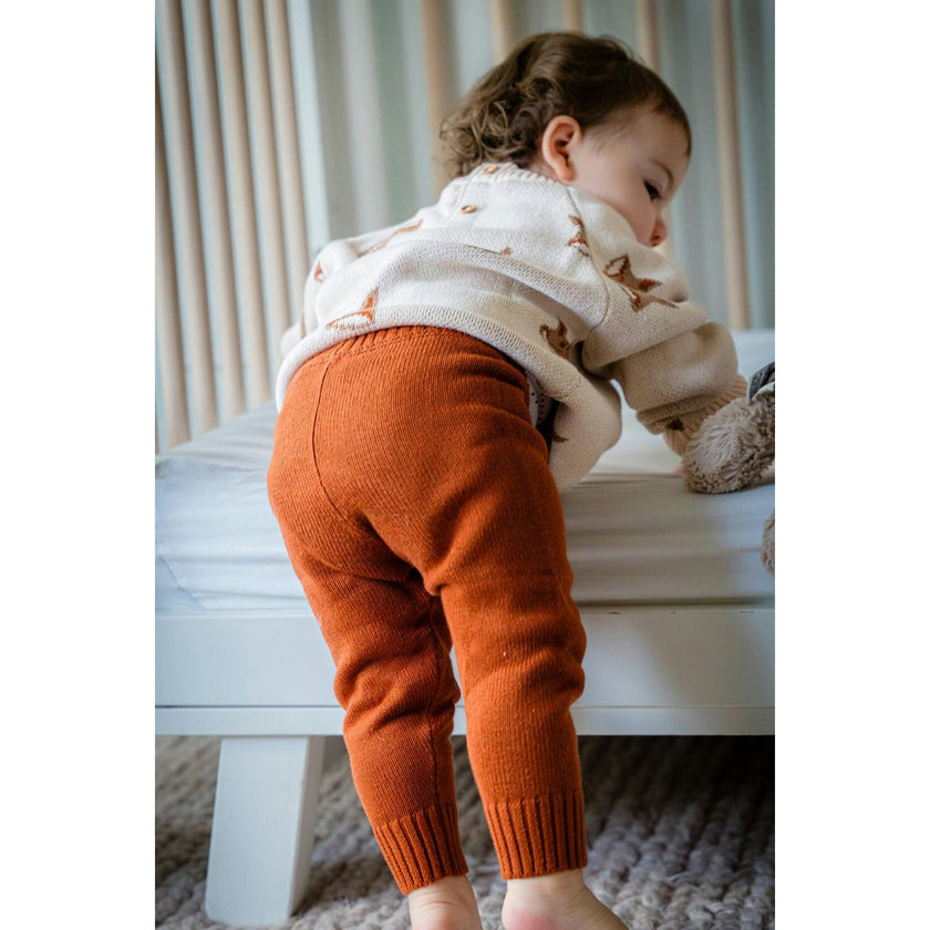 Pima Cotton Knit Jogger in Mocha
