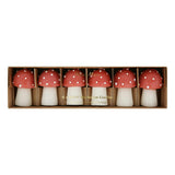 Mini Mushroom Candles