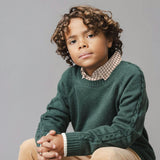 Organic Raglan Crew Neck Sweater