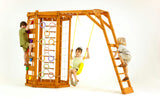 Hawthorn Large Natural | Small Octagon Outdoor Jungle Gym for Kids