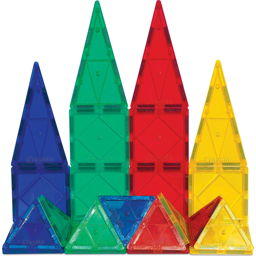 Crayola Bold & Bright Magnetic Tiles 40 Piece Set