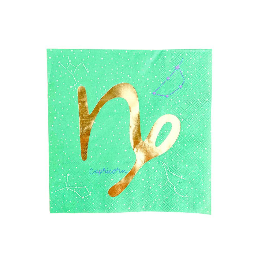 Zodiac Capricorn Large Napkins
