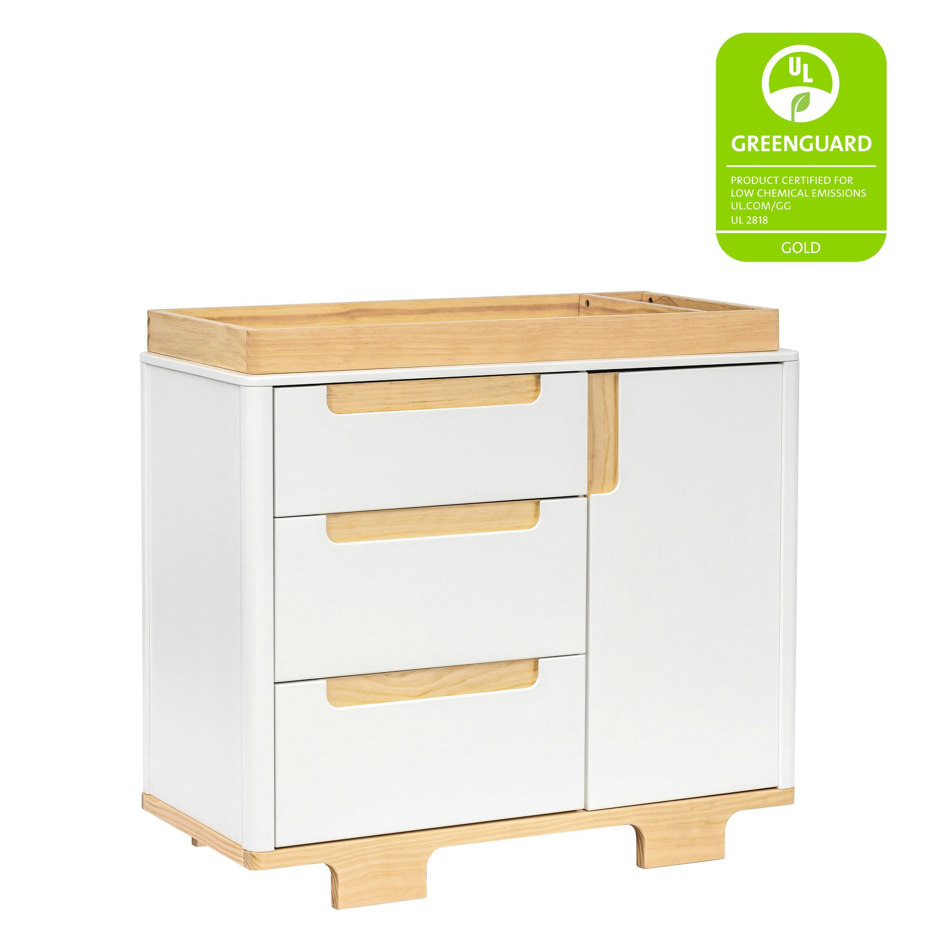 Babyletto Yuzu 3-Drawer Compact Changer Dresser with Removable Changing Tray (41