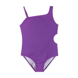 Purple Rib Swimsuit