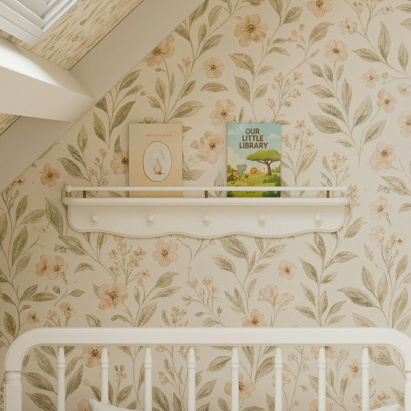 Namesake Kids Liberty 31" Wall Shelf with Hooks