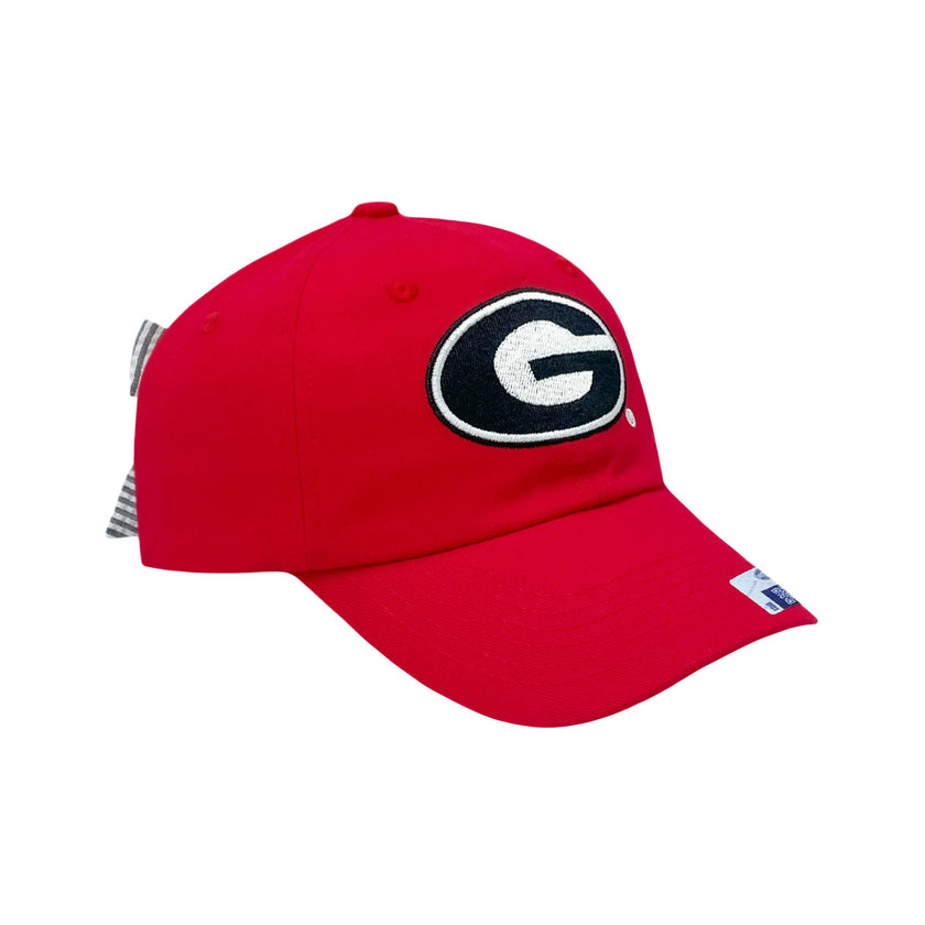 Officially Licensed Georgia Bulldogs Bow Baseball Hat (Youth)