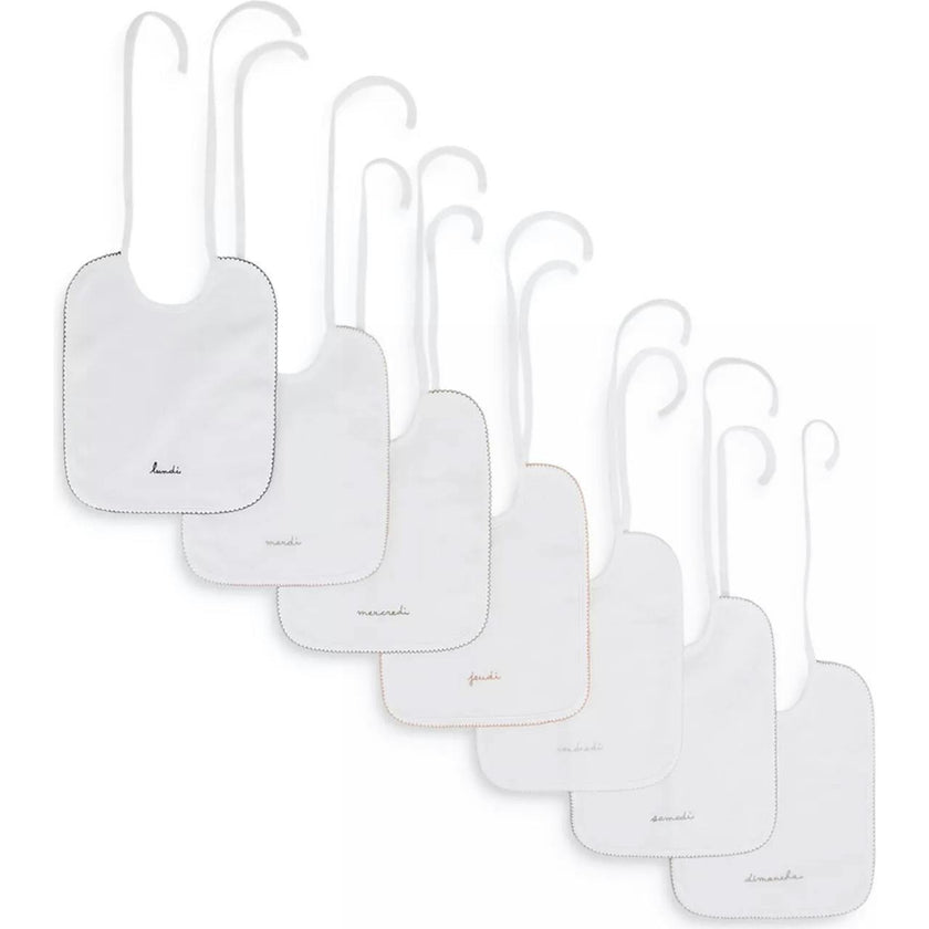 Embroidered Day Of The Week Bibs