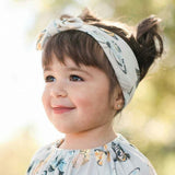 Vintage Floral Organic Cotton Knotted Headband