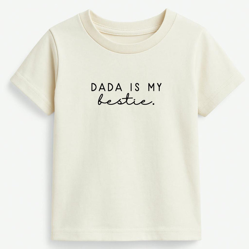 Dada is My Bestie Organic Kids T-shirt