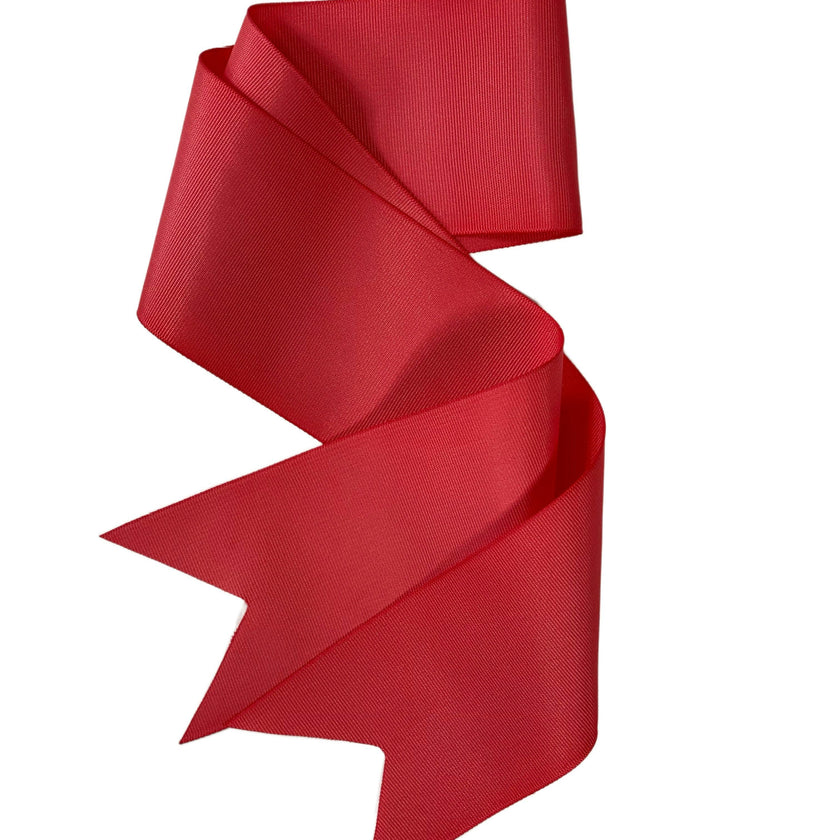 Wildflower Sun Hat (PreOrder Shipping June 15th) - Red Wide & Short Grosgrain Ribbon