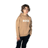 Beige Loose-Fit Hoodie