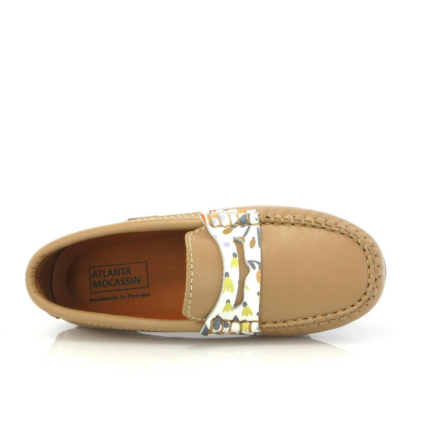 032 Walkers - beige smooth & flowers