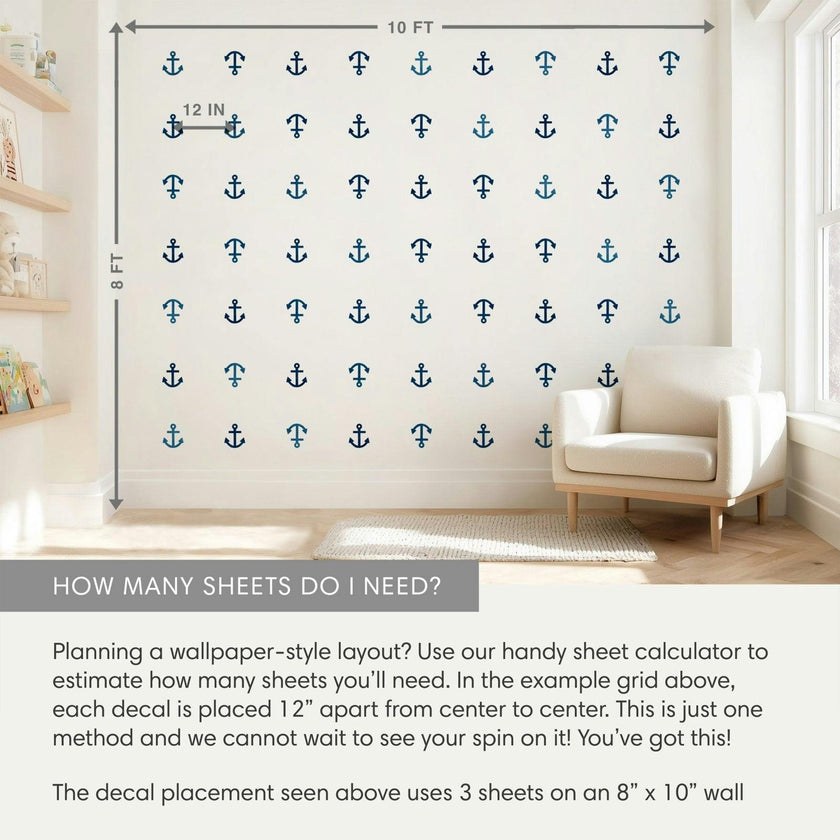Anchors • Peel-and-Stick Wall Decals