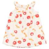 BONPOINT Niniki Cherry Baby Dress - Ecru