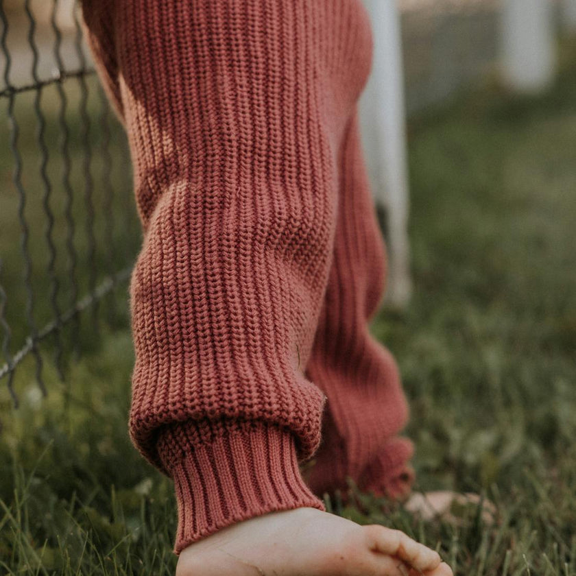 Nova Chunky Knit Set in Rosewood