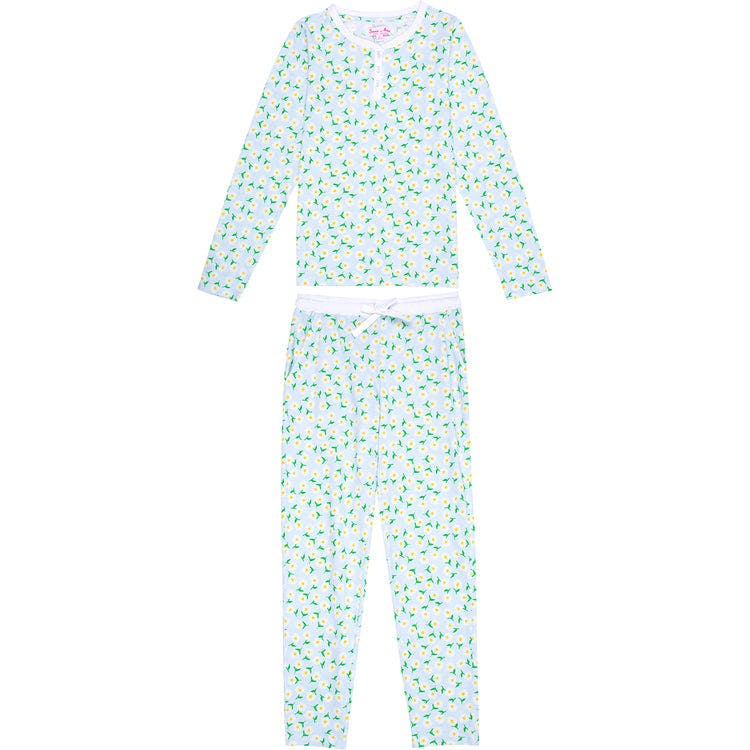 Women's Daisy Jersey Long Set