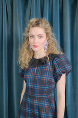 The Antoinette Dress - Jewel Tartan
