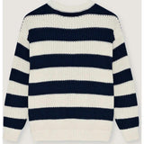 Musa Woman Jumper Summer Midnight Knit Stripes
