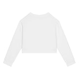 Jersey White Cotton Sweatshirt