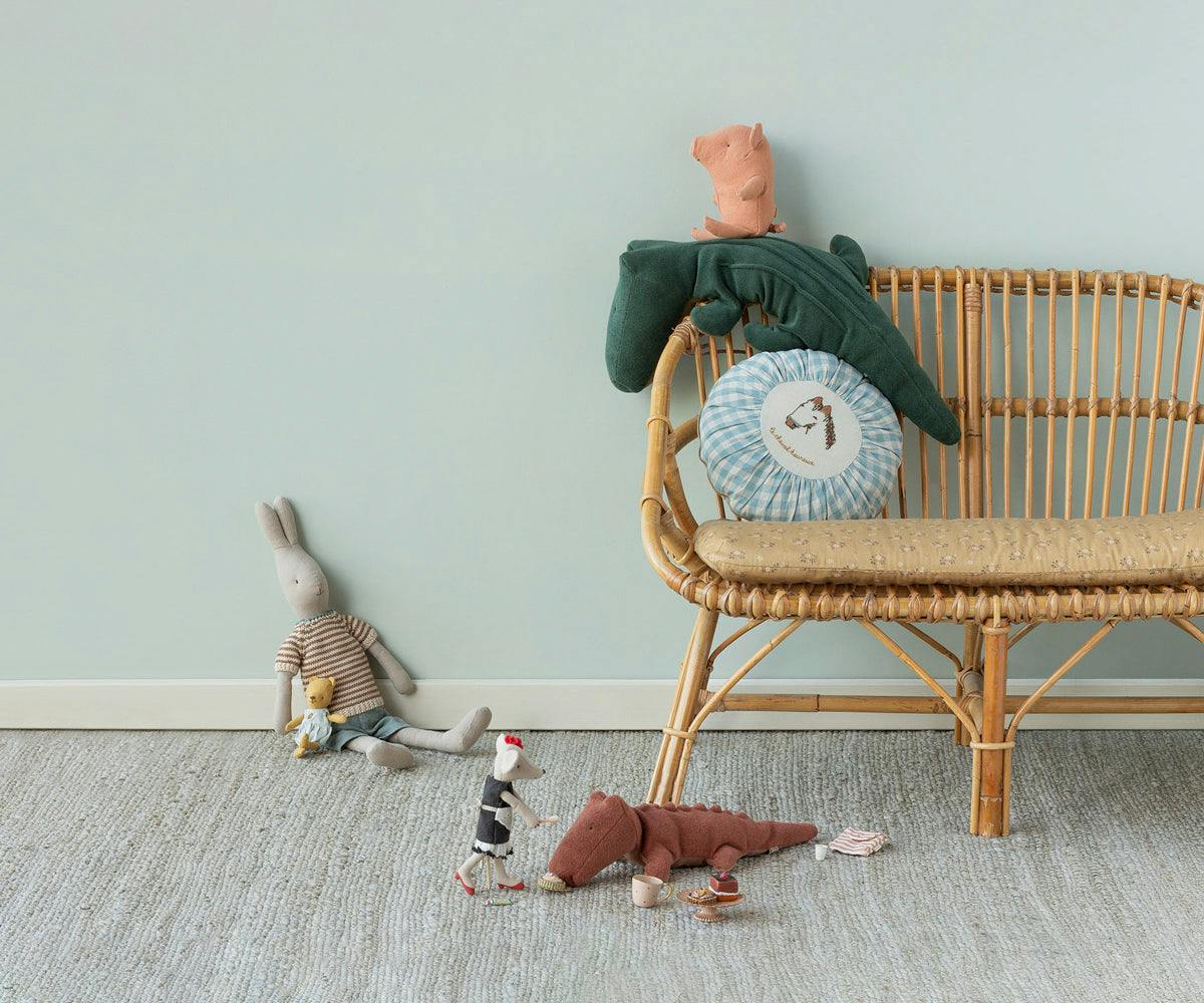 Safari friends, Crocodile, Small - Vintage rose