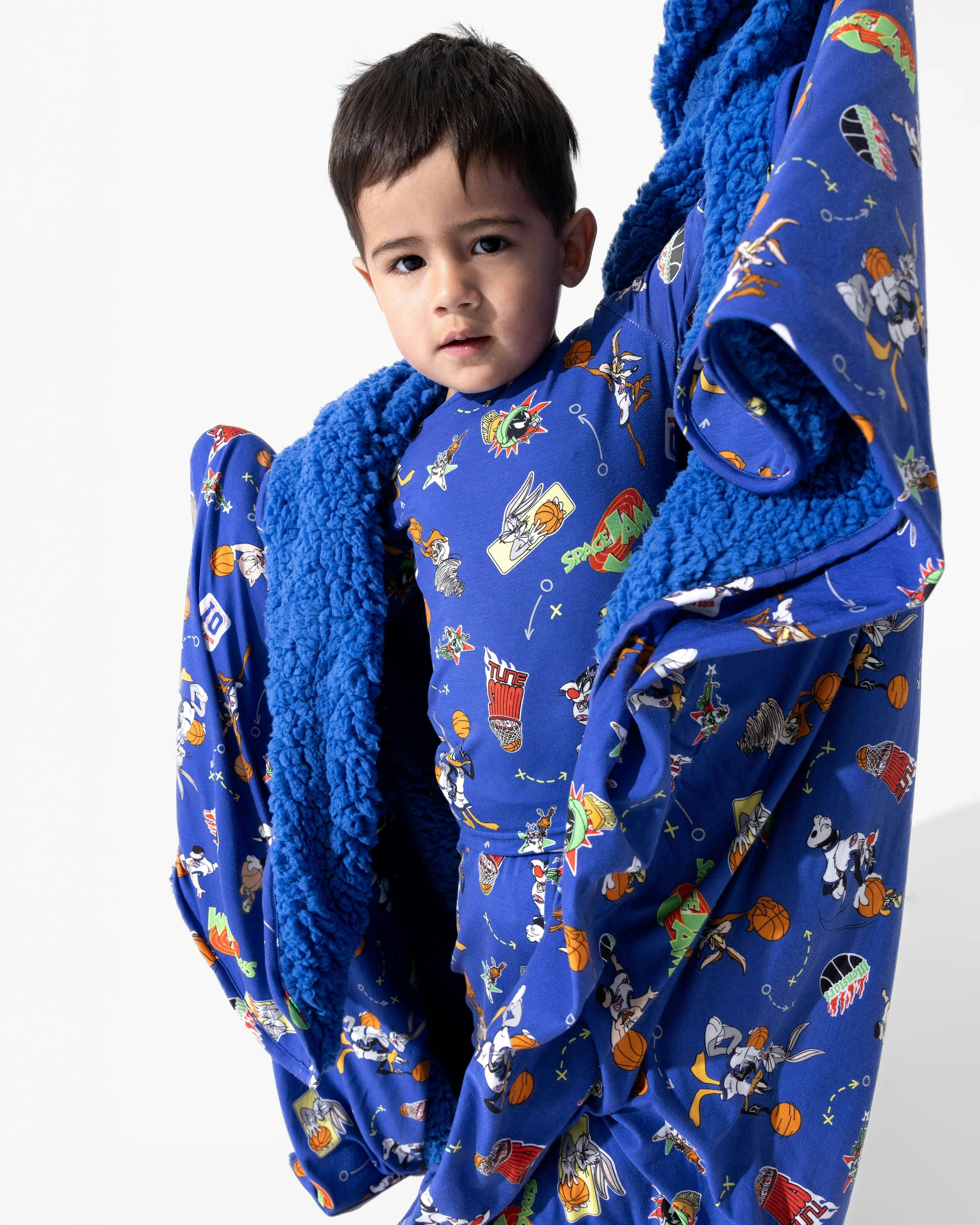 Space Jam Bamboo Sherpa Blanket