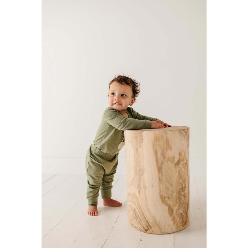 Baby Long Sleeve Bodysuit Snowman