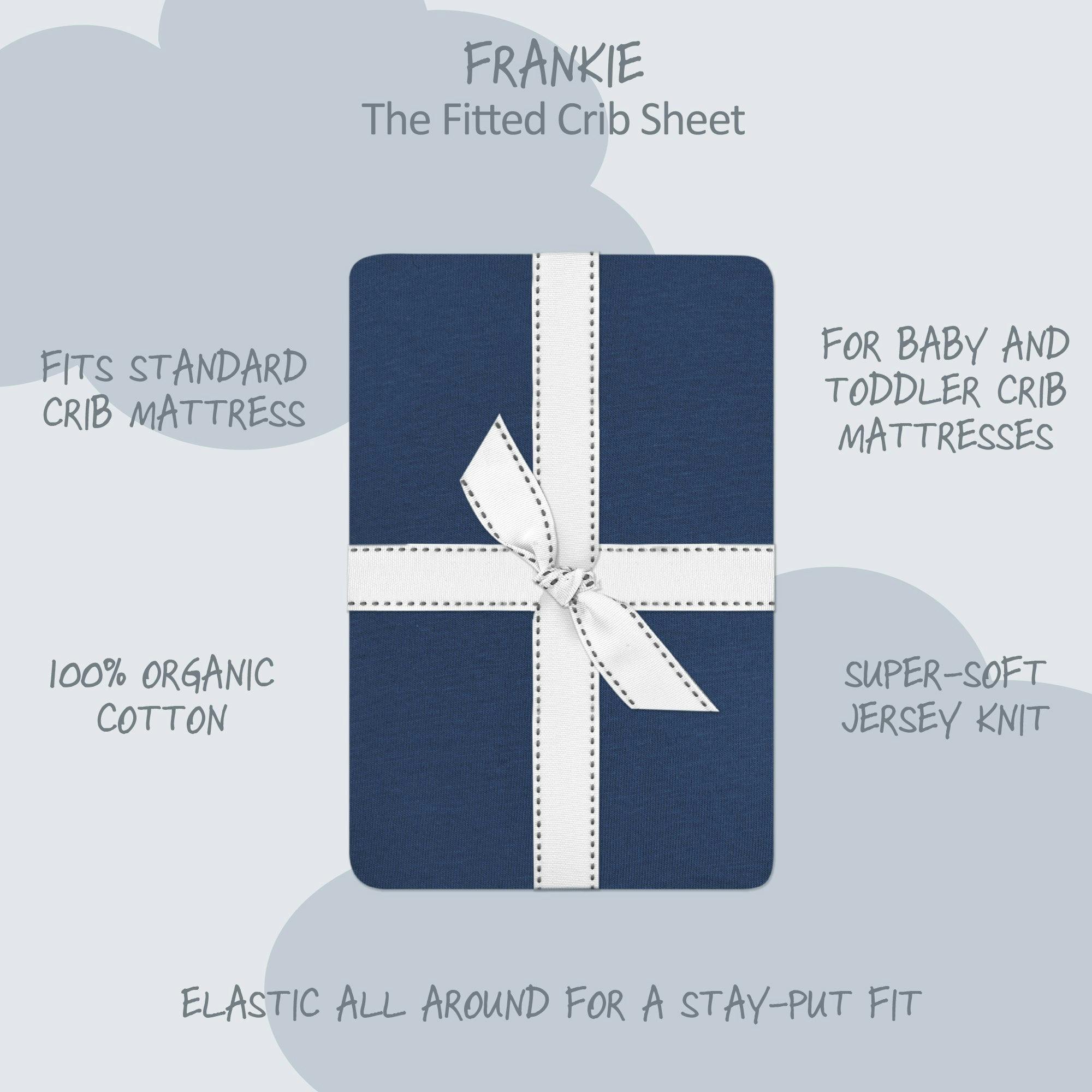 FRANKIE 2-Pack Fitted Crib Sheet