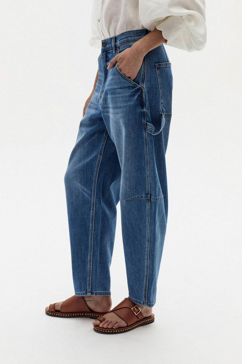 Ambar Denim Pants - Washed Indigo