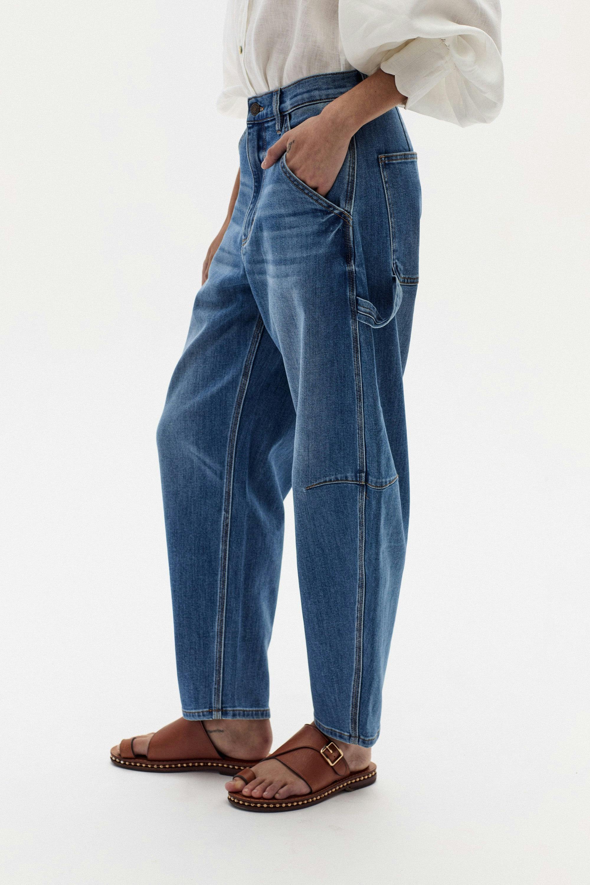Ambar Denim Pants - Washed Indigo