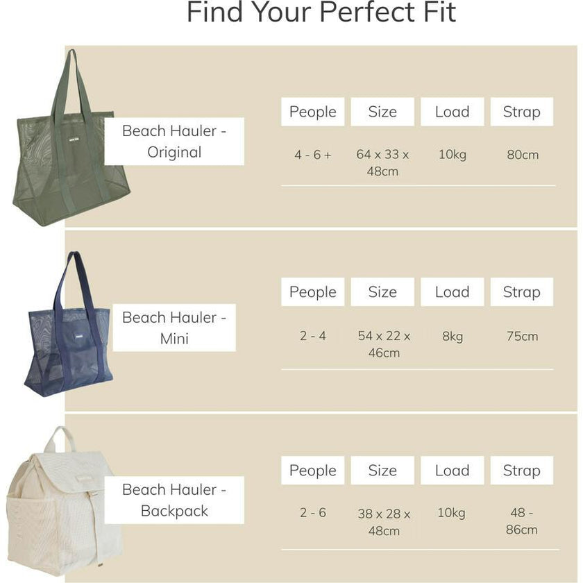 Beach Hauler™ - Mini Mesh Beach Bag – Espresso
