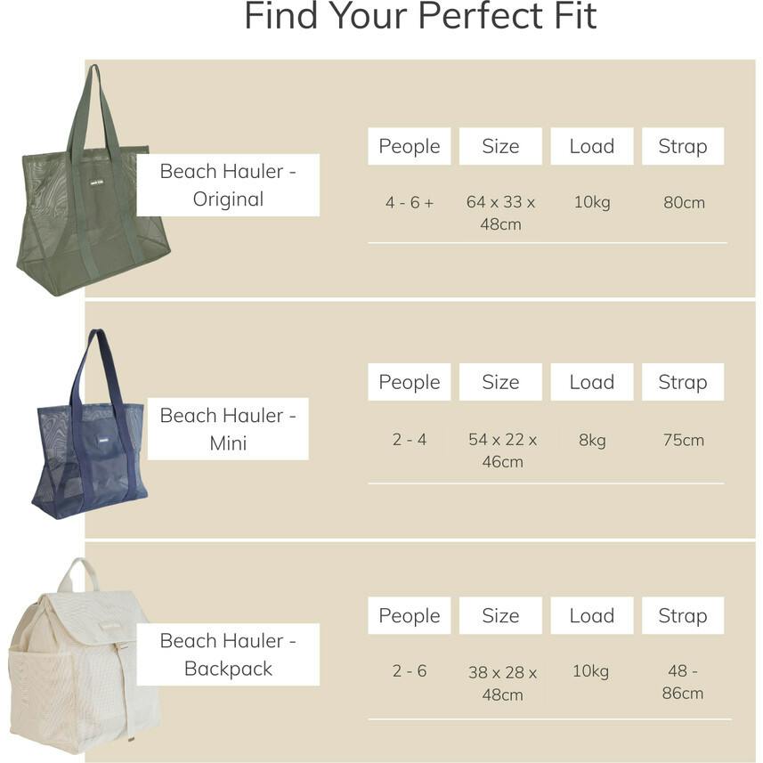 Beach Hauler™ - Mini Mesh Beach Bag – Espresso
