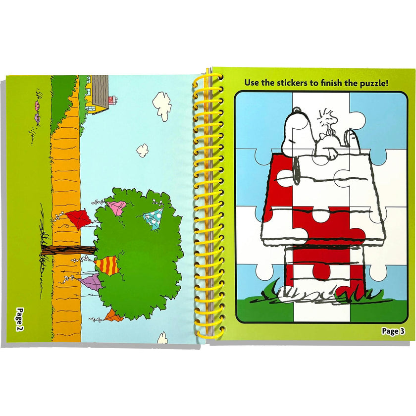 OOLY x Peanuts Coloring Activity & Sticker Kit