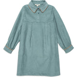 Shirtdress in Teal Tambourine Corduroy